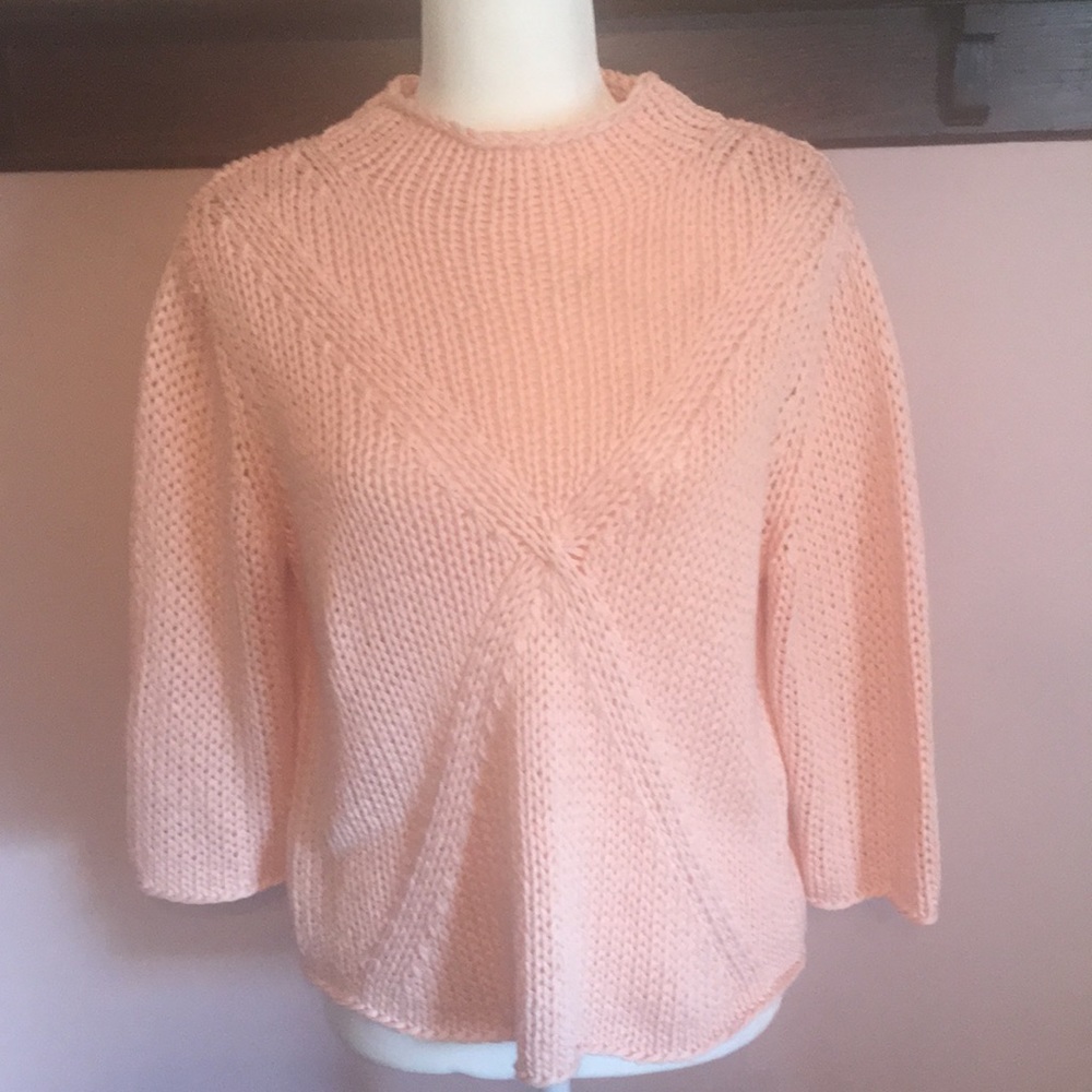 J Jill light pink knit sweater